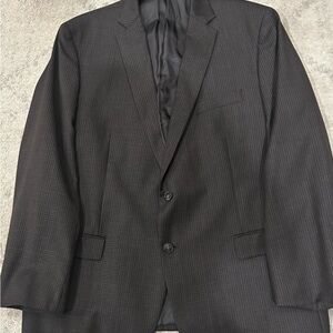 Classic Calvin Klein Dark Gray Men's Blazer. Size 48R